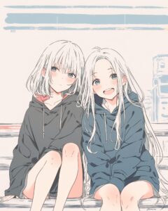 仲良し女子０