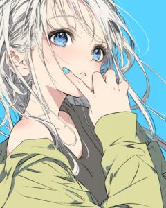 銀髪クール女子０