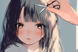 黒髪女子１