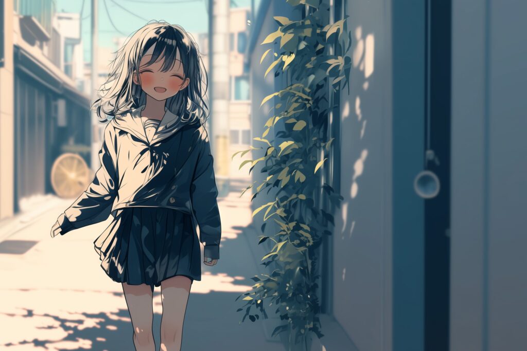 制服女子０