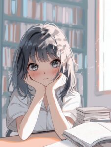 図書館女子０