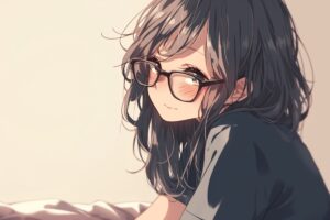 メガネ女子０