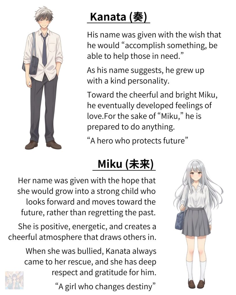 漫画:私のヒーロー キャラクター紹介 英語(English)