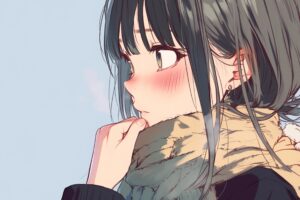 黒髪女子０
