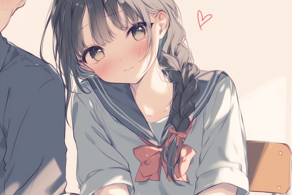 勉強頑張る女子０