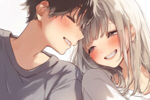 カップルイラスト・私のヒーロー０