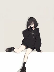 黒髪ショート女子：橘 柚（たちばな ゆず）０
