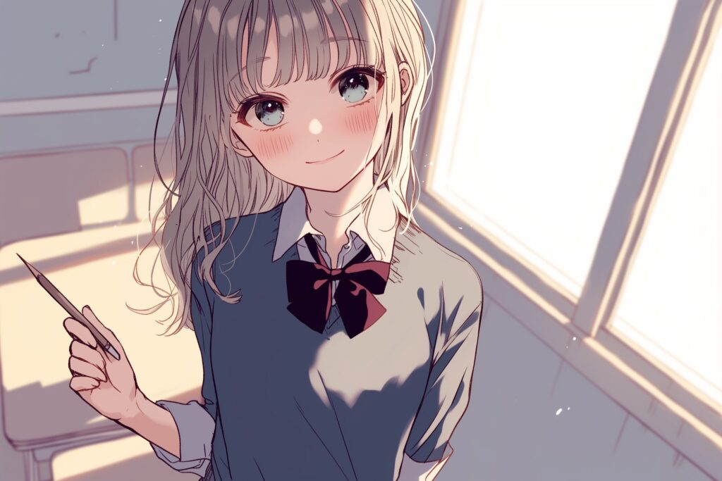 金髪女子０