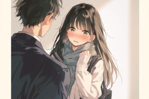 黒髪女子０