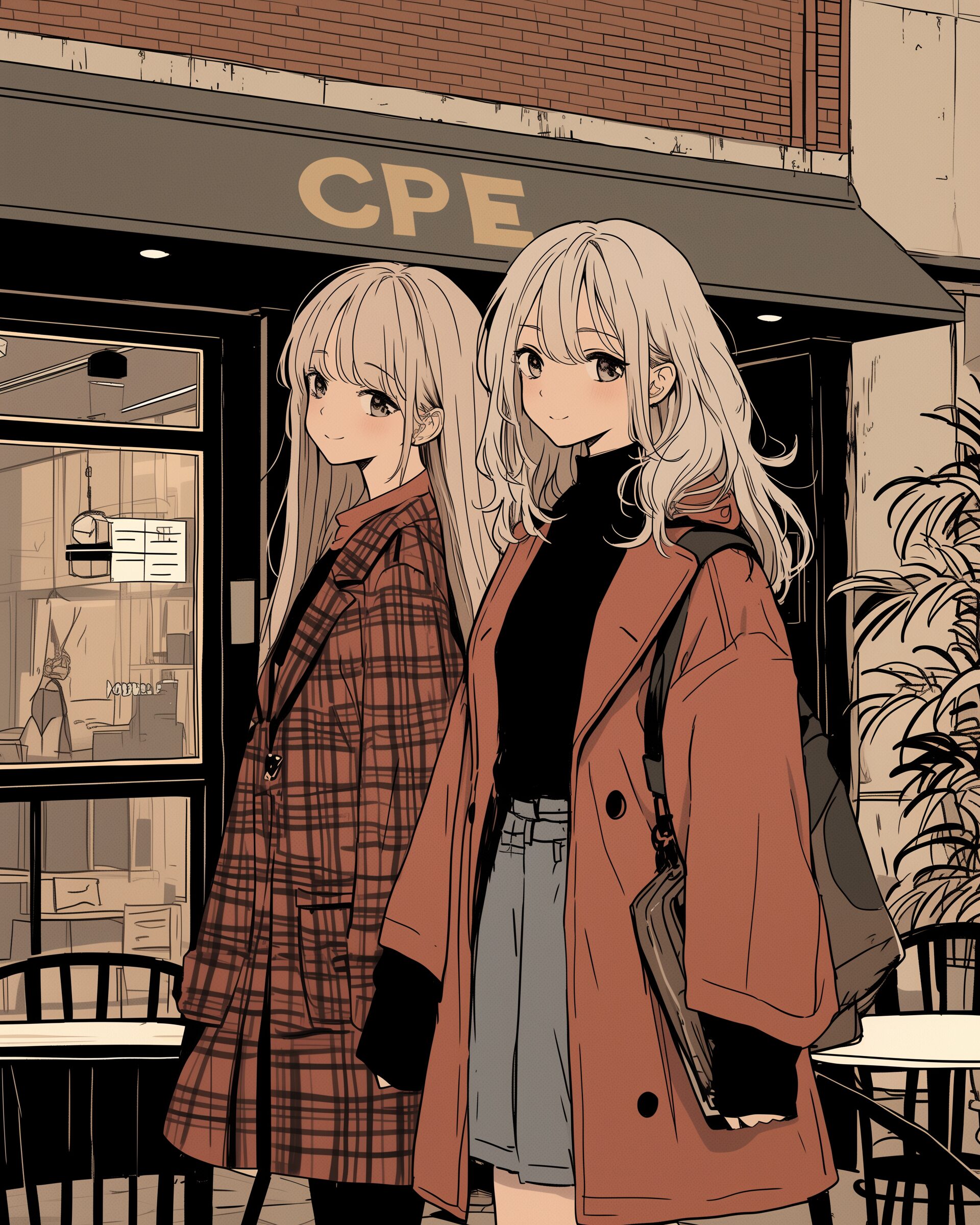 オシャレコート女子０