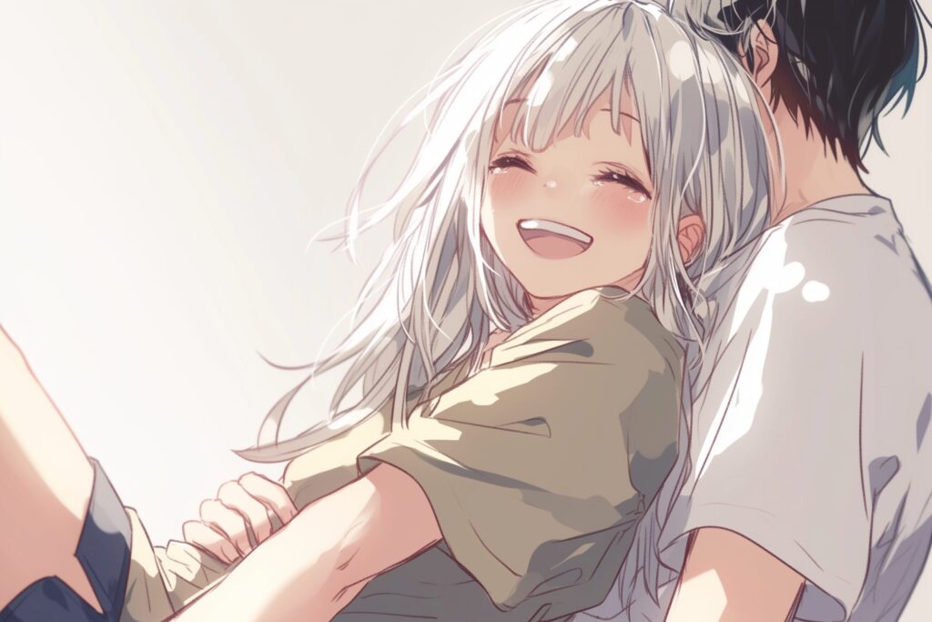 カップルイラスト・私のヒーロー０