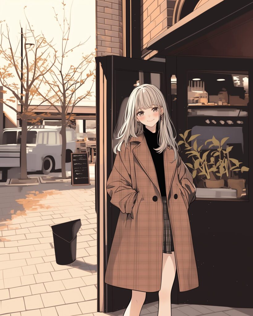 オシャレコート女子０