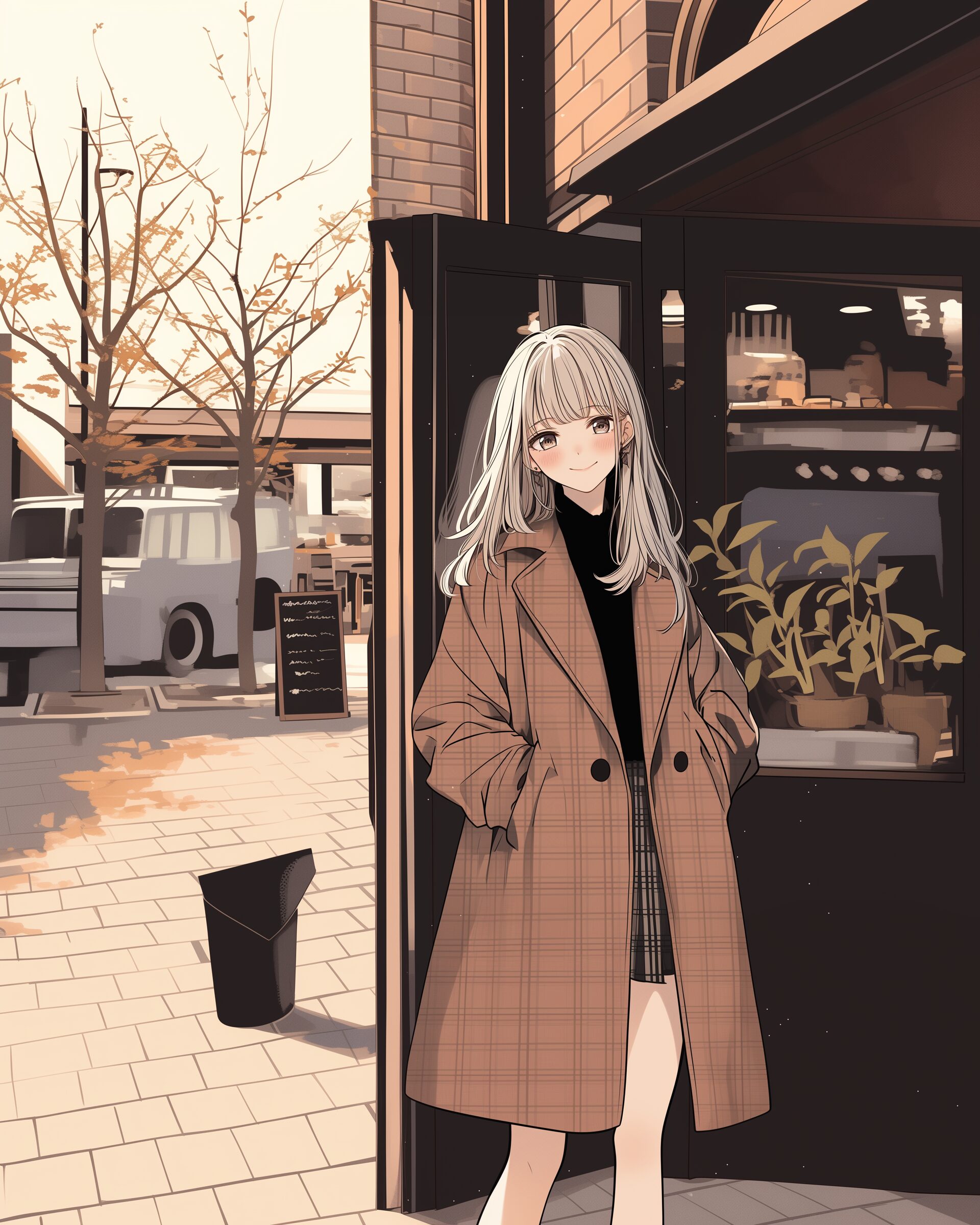 オシャレコート女子0