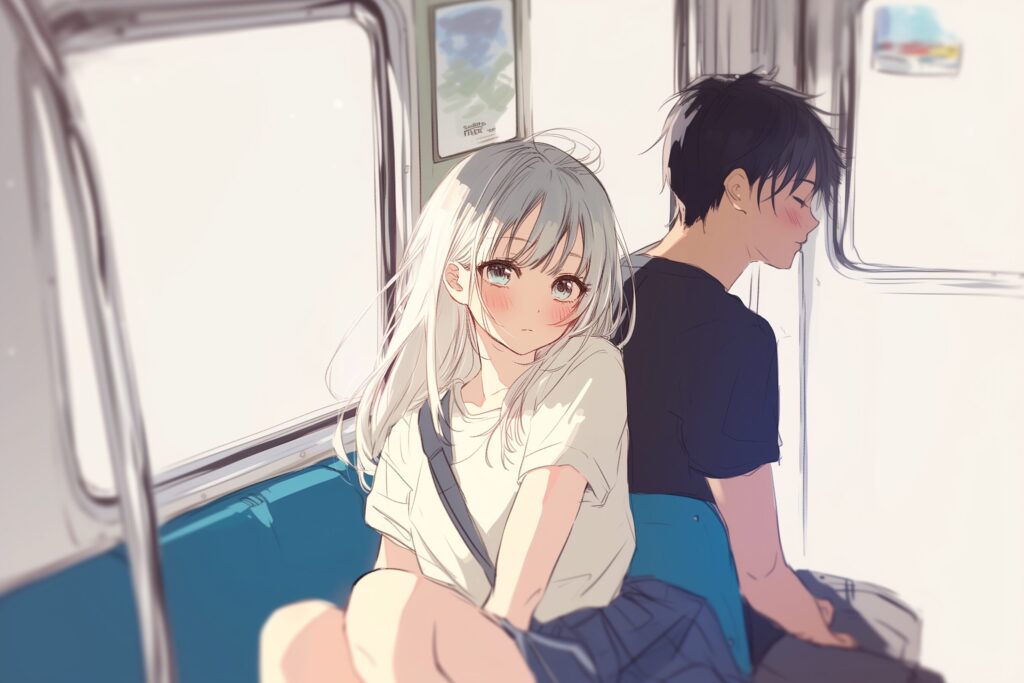 とある日のバス車内女子０