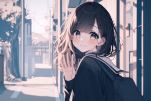 制服女子０