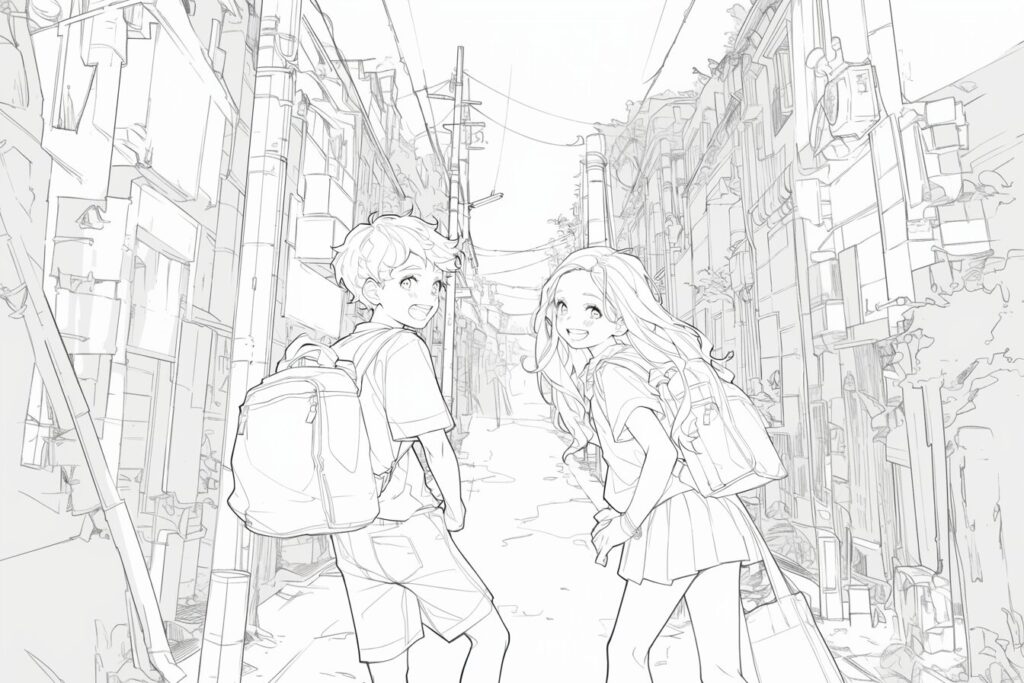 男女イラスト０