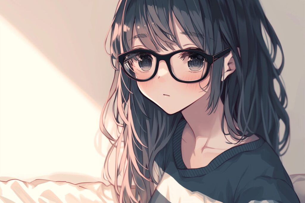 メガネ女子０