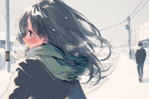 黒髪女子０