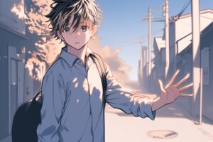 男子学生０