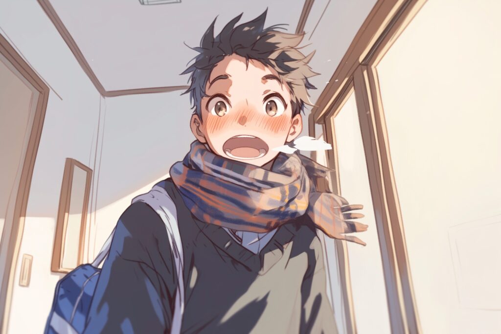 驚く男性０