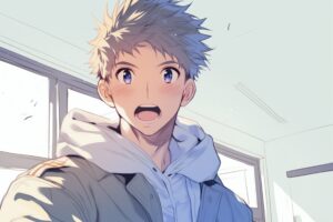 驚く男性０