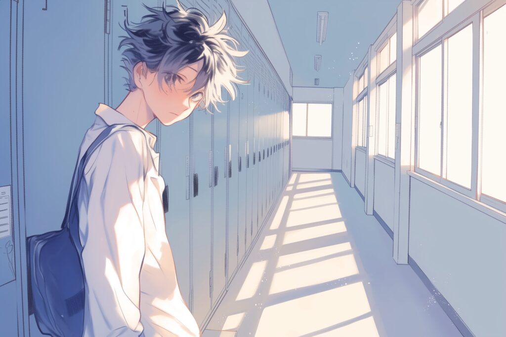男子学生０