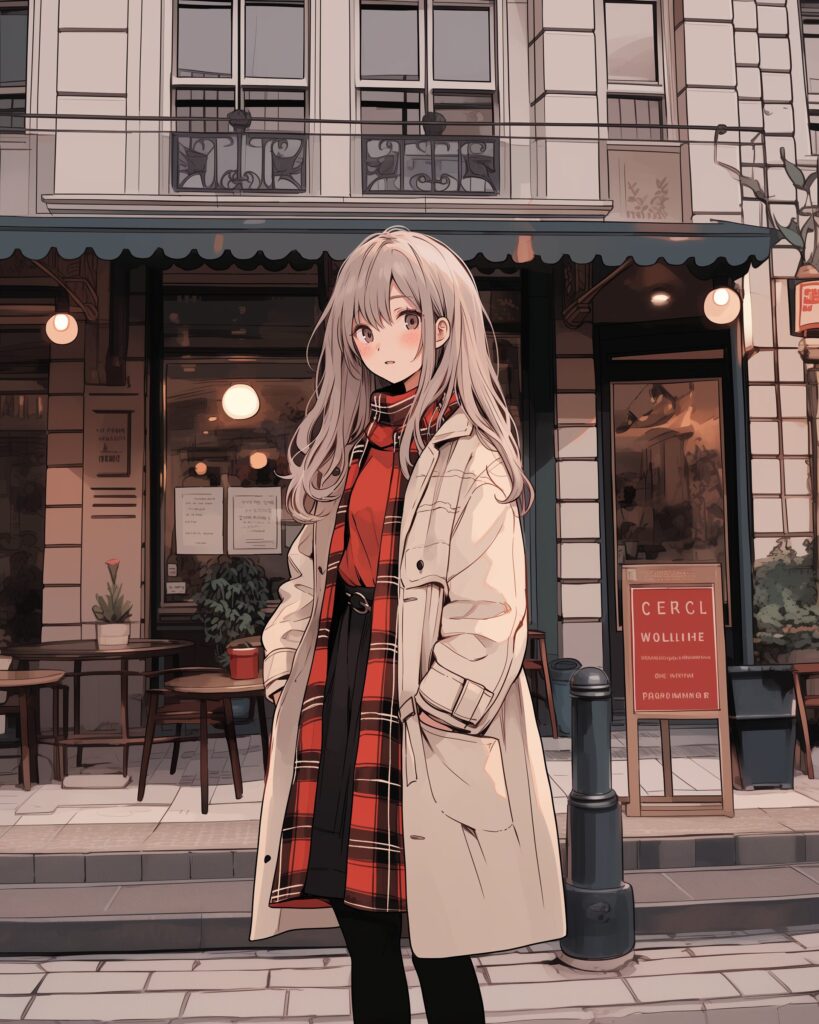 オシャレコート女子０