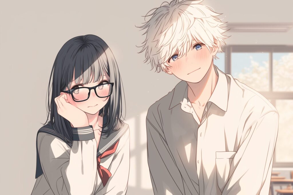 学生男女イラスト０