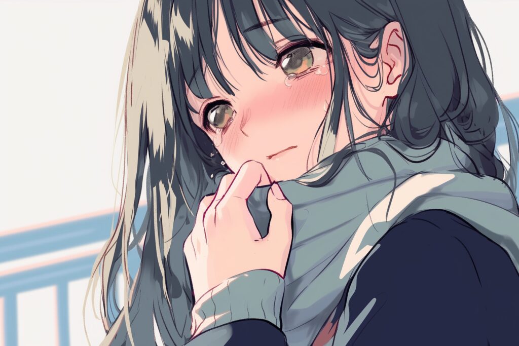 黒髪女子０