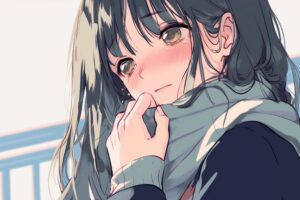 黒髪女子０