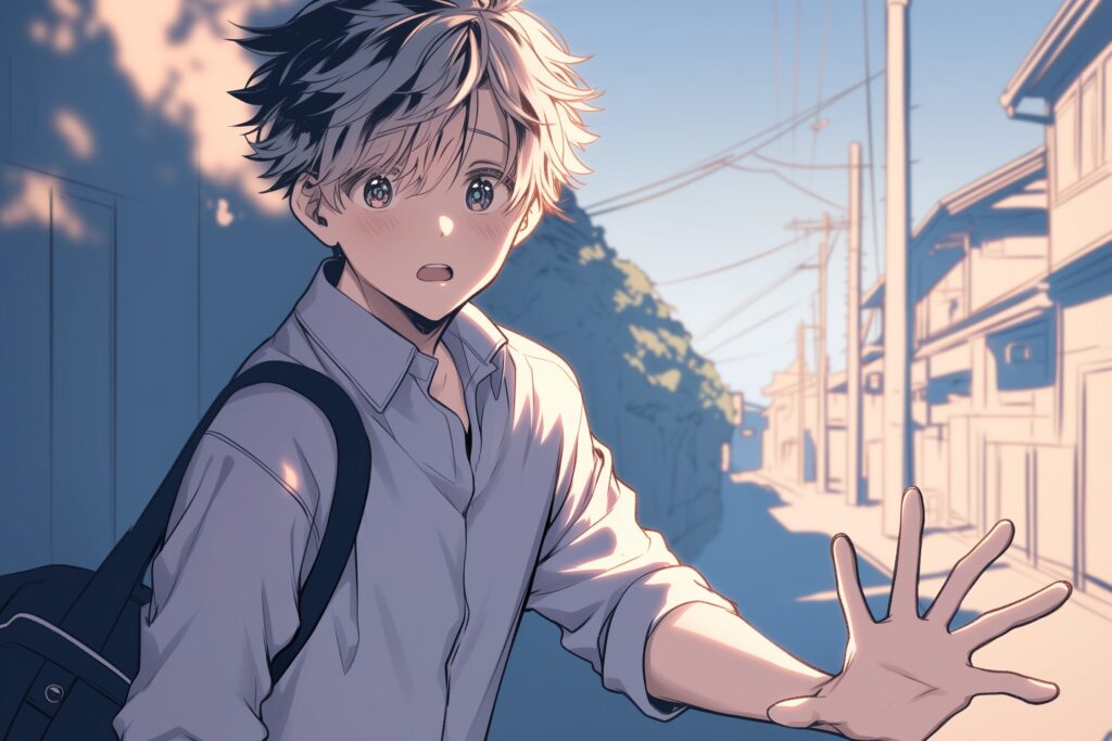 男子学生０