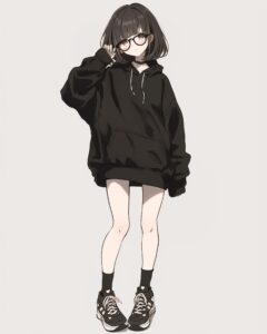 橘 柚（たちばな ゆず）の全身コーデ０