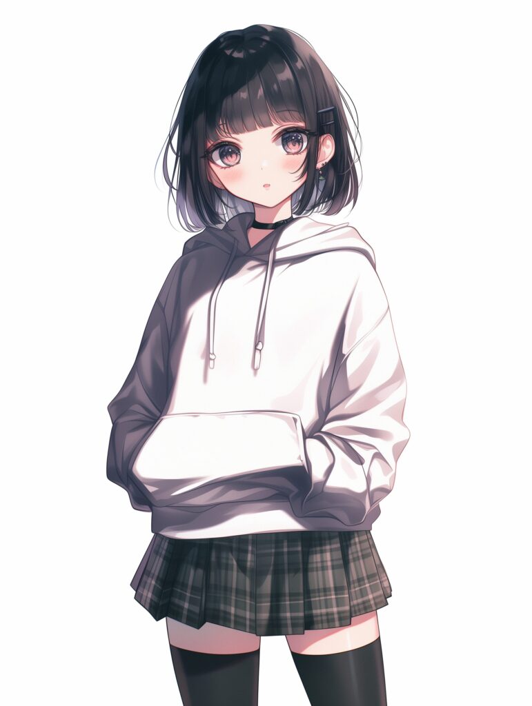 ボブヘア女子０