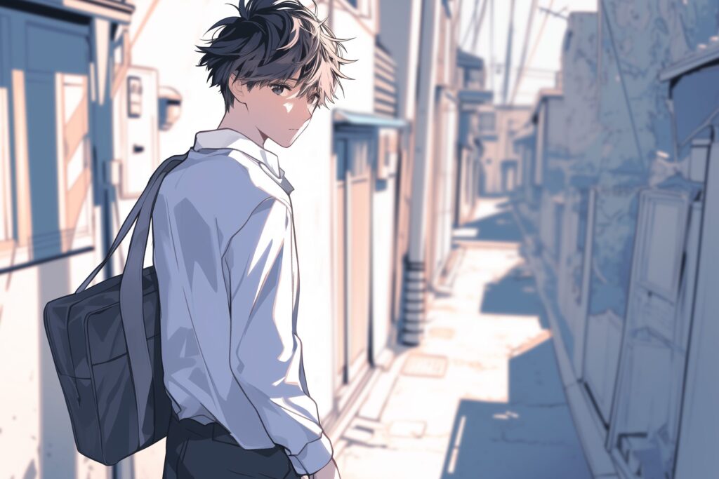 男子学生０