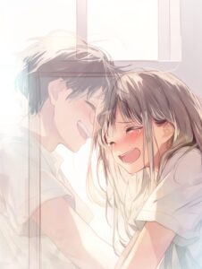 カップルイラスト・私のヒーロー０