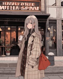 オシャレコート女子０
