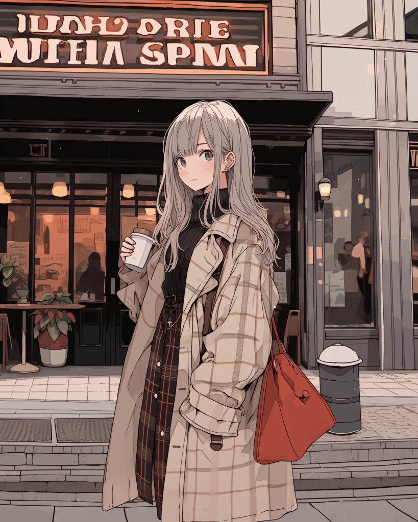オシャレコート女子０