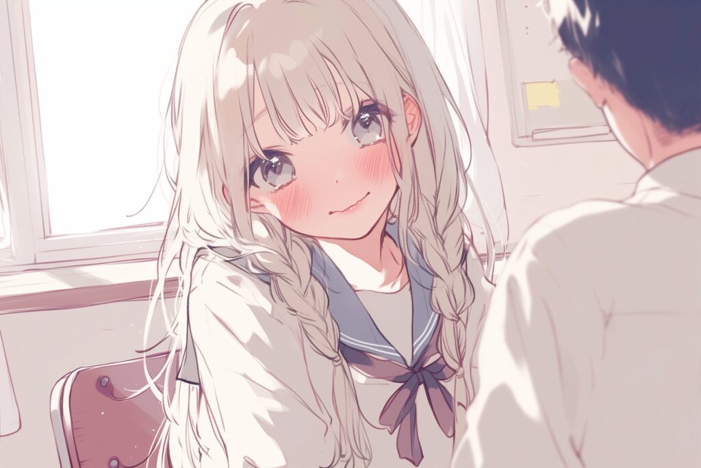 勉強頑張る女子０