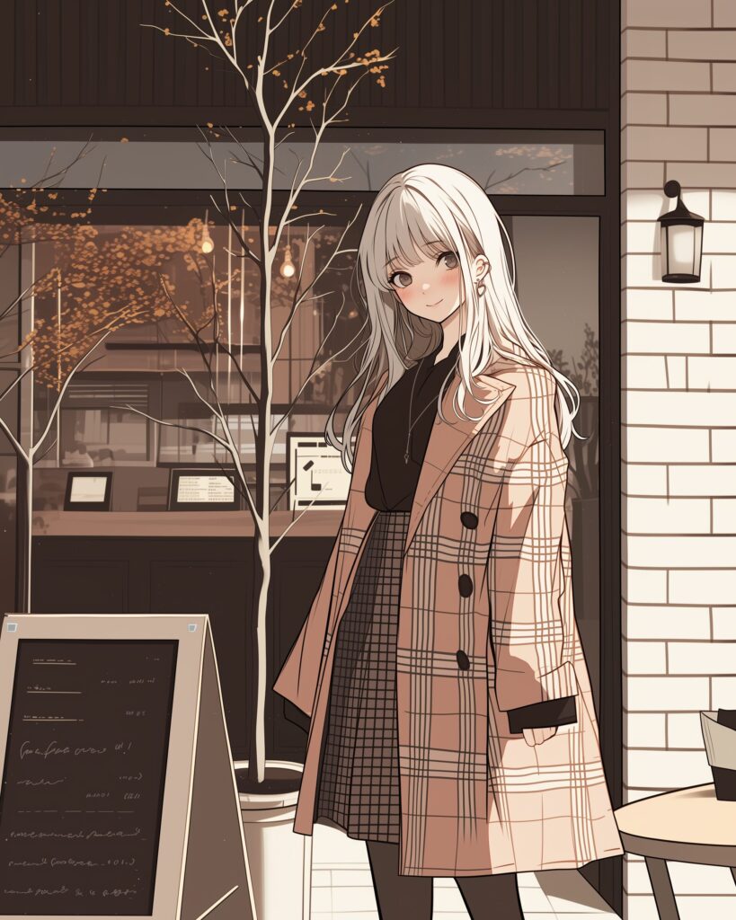 オシャレコート女子０