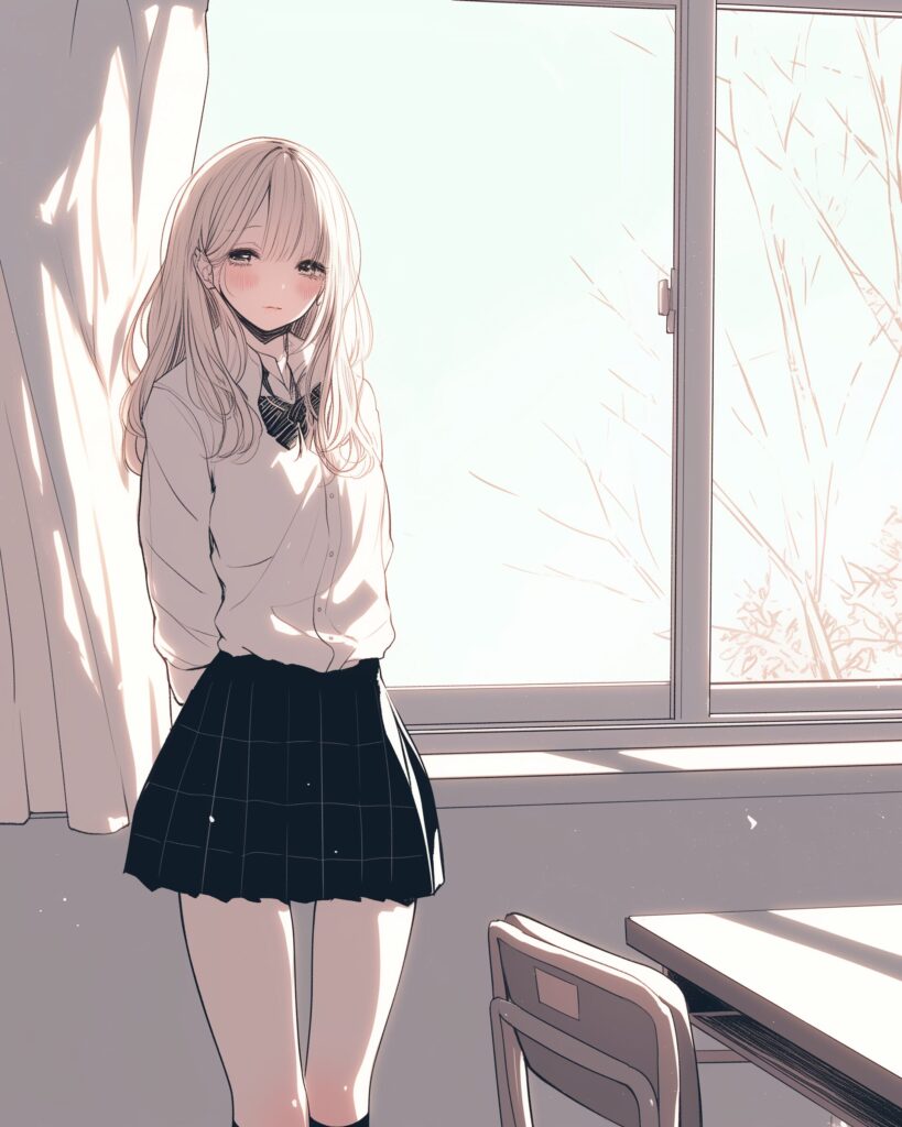 金髪女子０