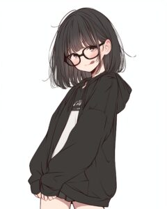 黒髪ショート女子：橘 柚（たちばな ゆず）０