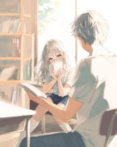 メガネ女子０