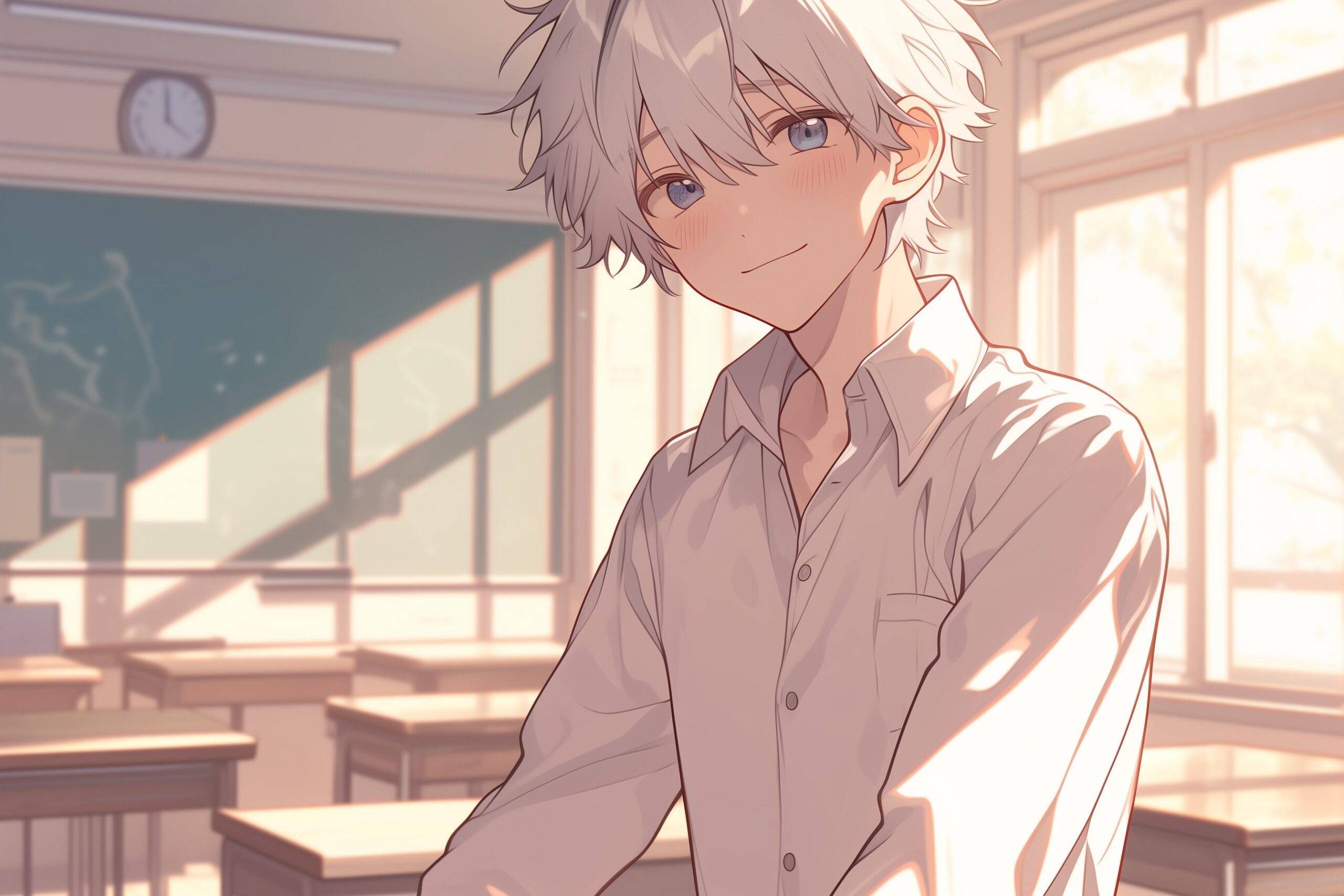銀髪男子0