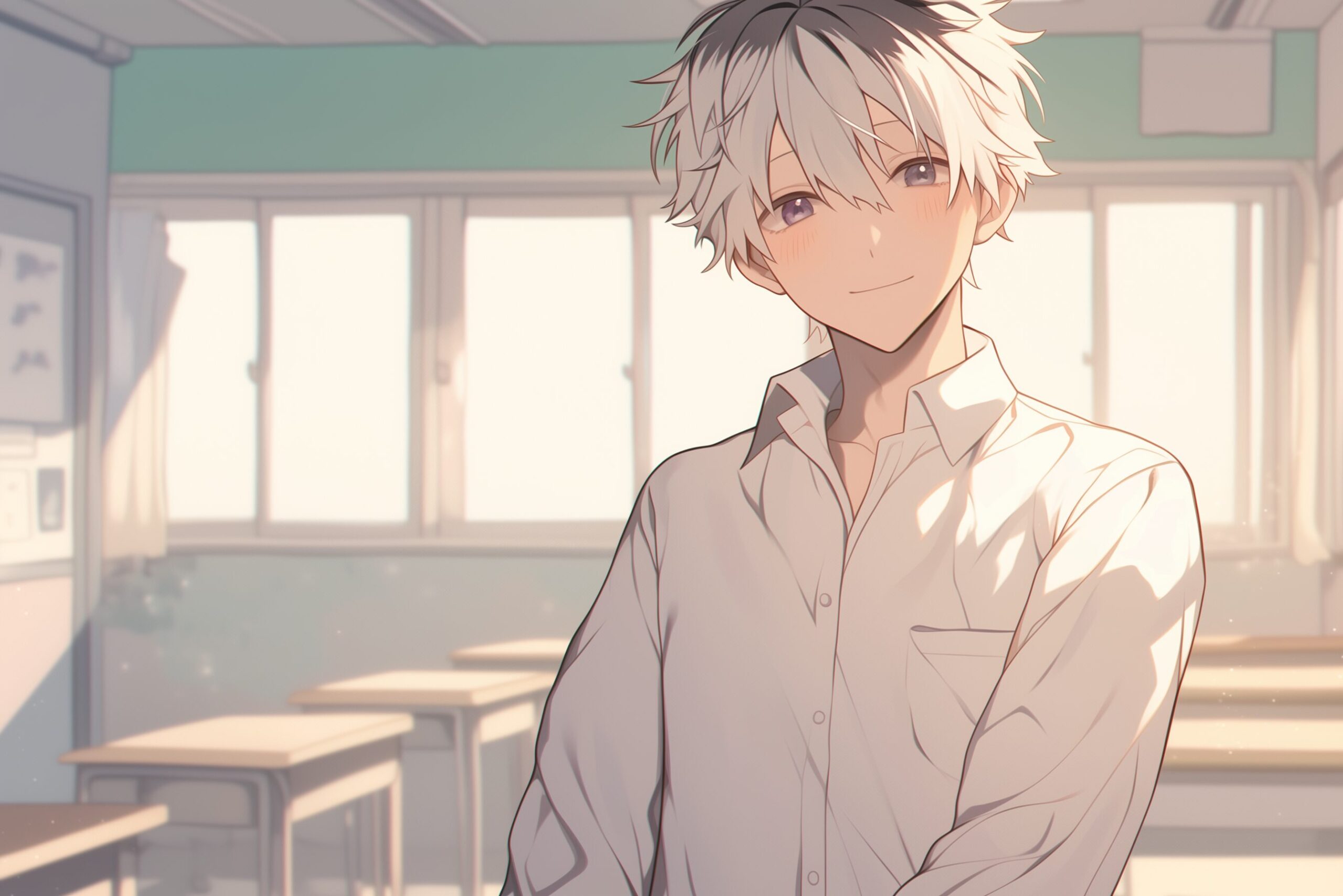 銀髪男子0