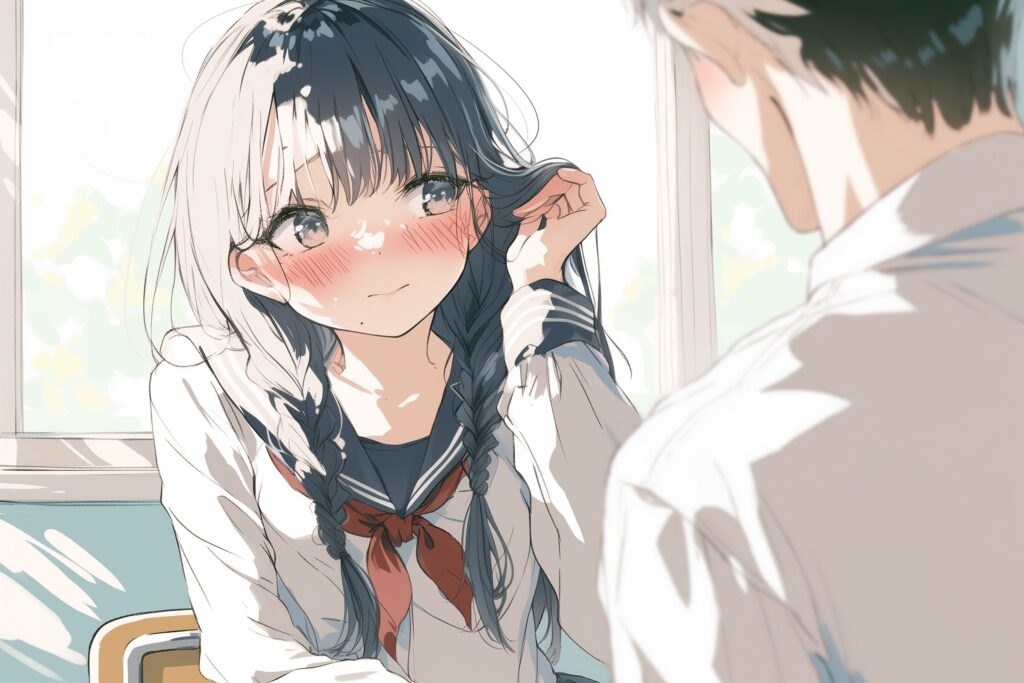 勉強頑張る女子０
