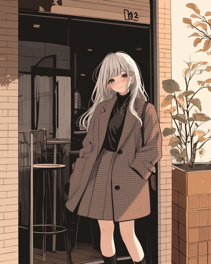 オシャレコート女子０