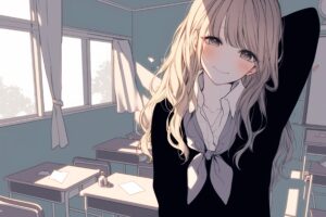 金髪女子０