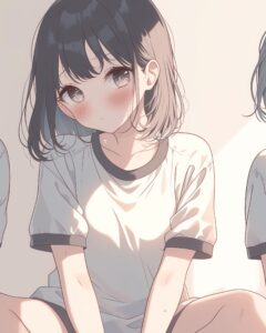 体操服女子０