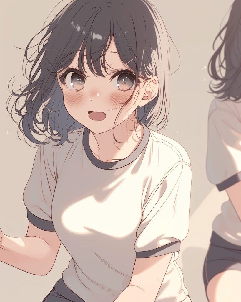 体操服女子０