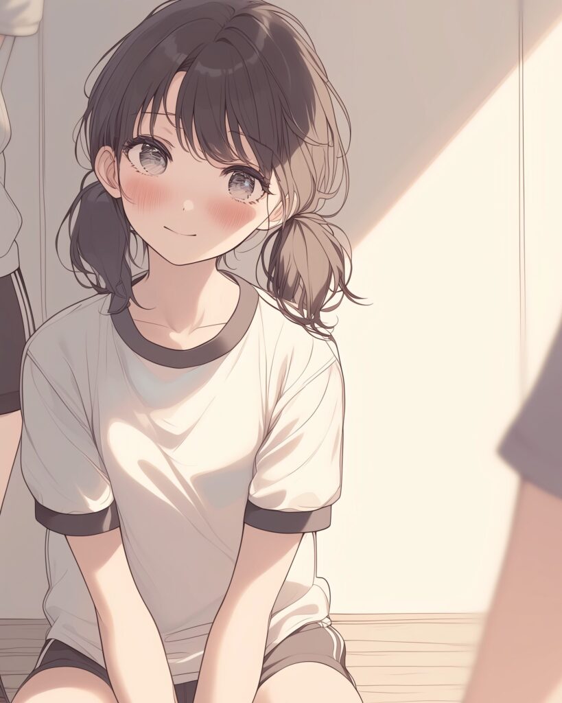 体操服女子０